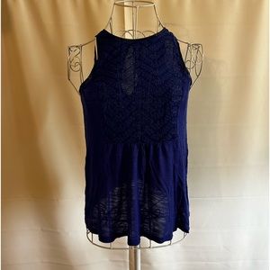 AMERICAN EAGLE OUTFITTERS top in royal blue. Size XS